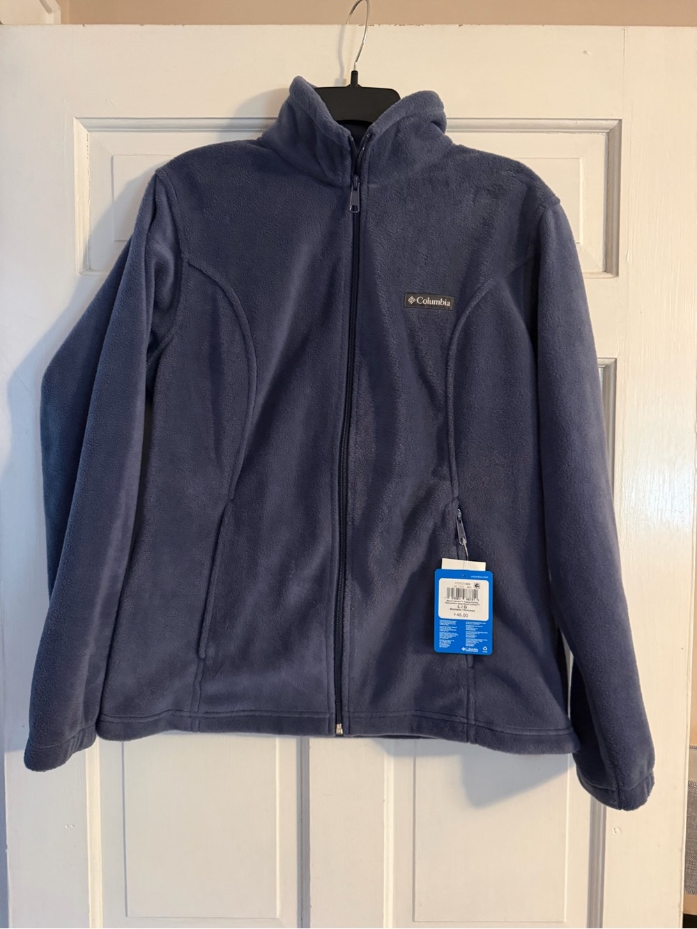 Columbia Full-Zip Fleece Jacket - Slate/ Navy